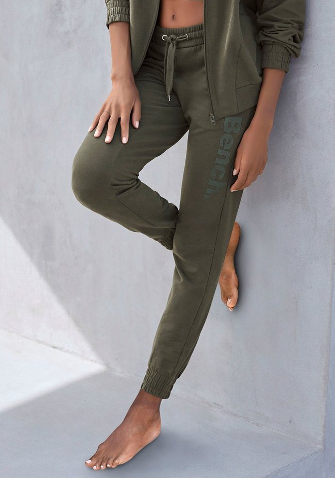 Bench. Loungewear Homewearhose mit Reißverschluss Taschen, Loungeanzug von Bench. Loungewear