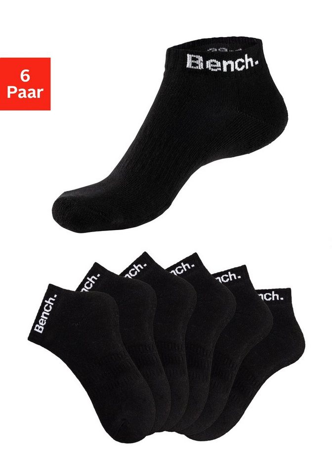 Bench. Sportsocken Tennis Kurzsocken mit Halbfußfrottee von Bench.