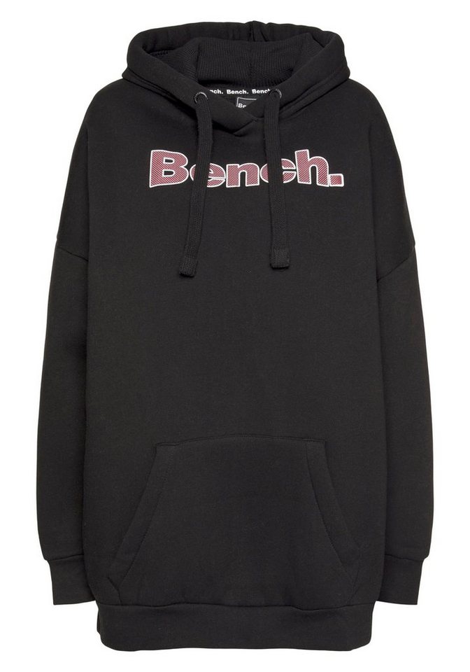 Bench. Longsweatshirt DAYLA Sweatkleid mit frontalem Logoprint von Bench.