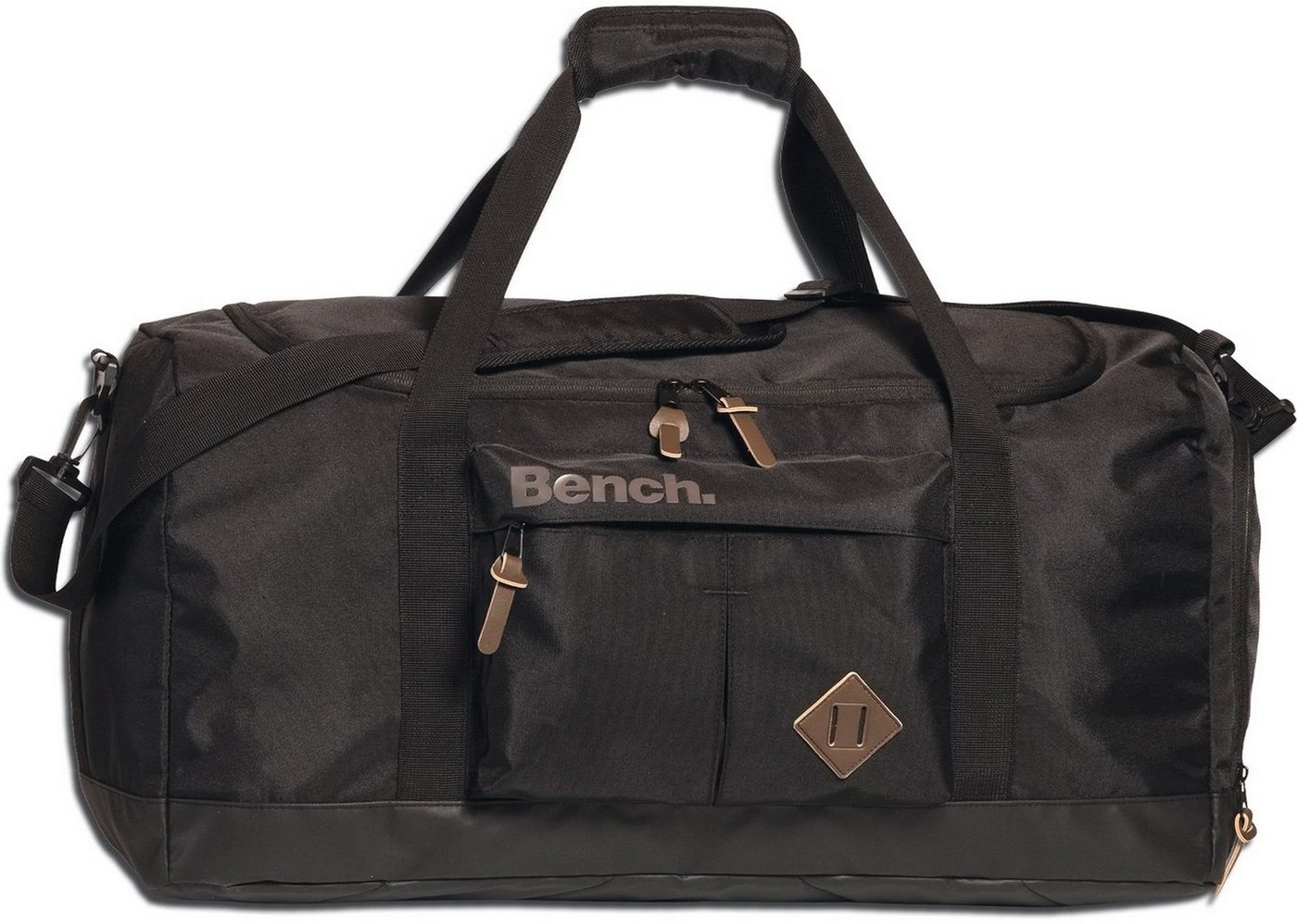 Bench. Reisetasche Bench Reisetasche Sporttasche Nylon (Sporttasche), Herren, Damen, Jugend Tasche strapazierfähiges Textilnylon schwarz von Bench.