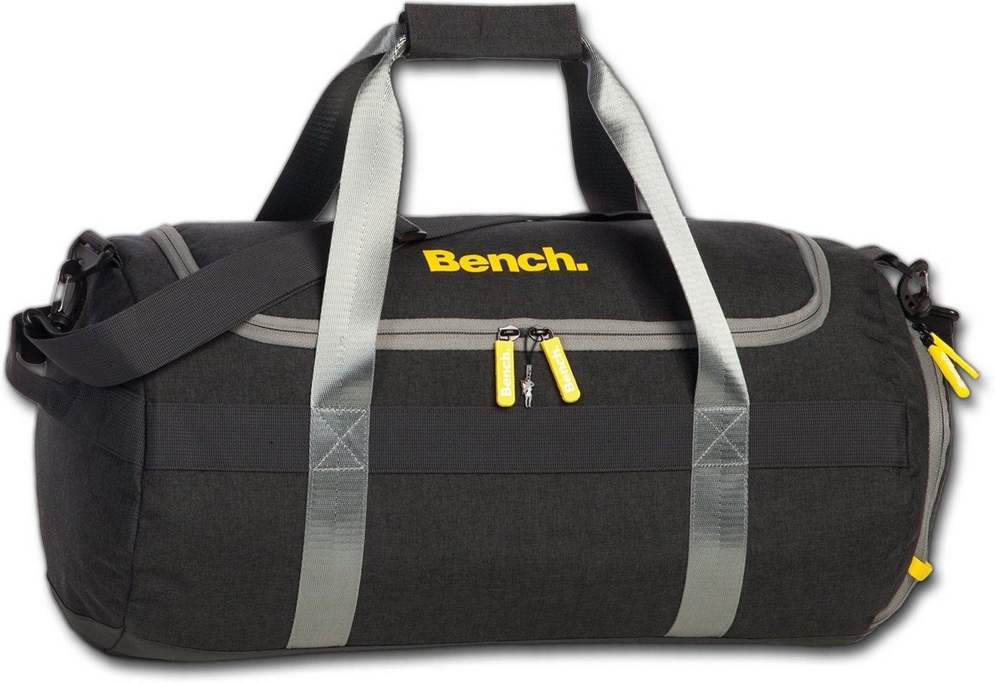 Bench. Reisetasche Bench sportliche Reisetasche schwarz (Sporttasche), Herren, Damen, Jugen Tasche Textil-Polyester schwarz, anthrazit von Bench.