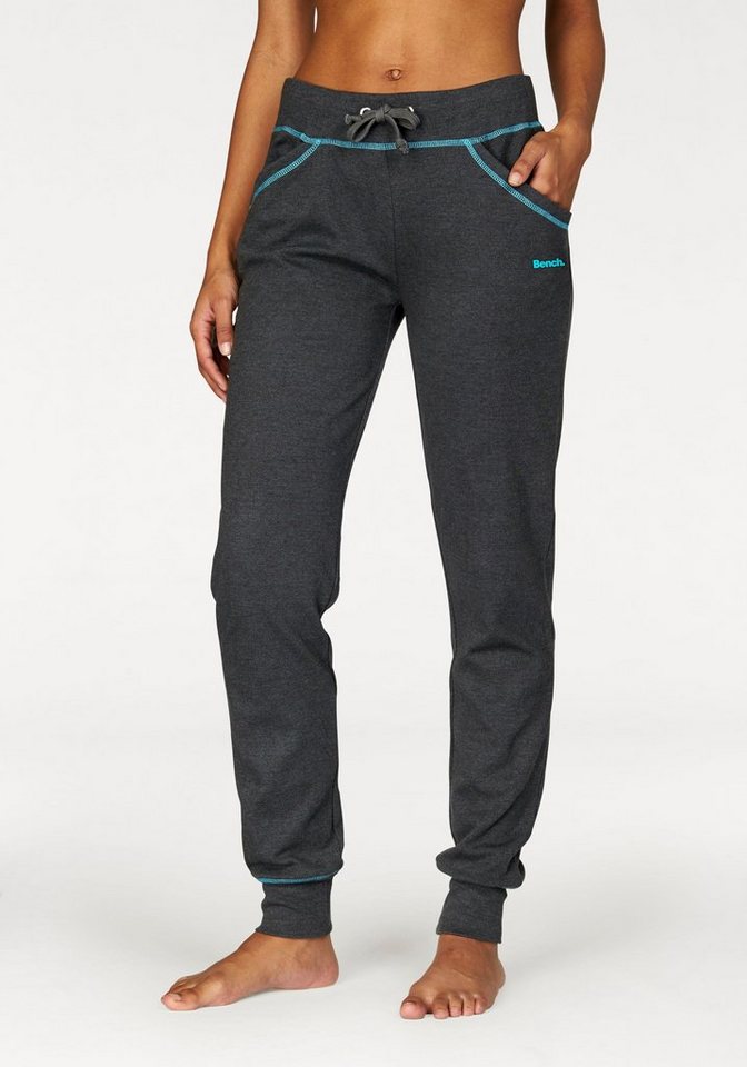 Bench. Loungewear Relaxhose mit kontrastfarbenen Nähten, Loungewear von Bench. Loungewear