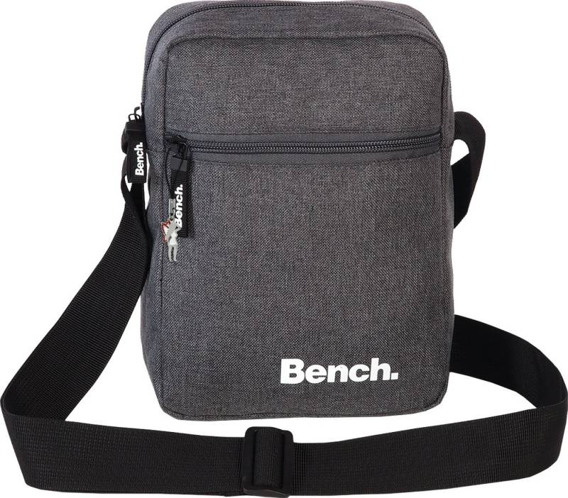 Bench. Schultertasche Bench stylische Cross Body Polyester (Umhängetasche), Unisex Polyester Umhängetasche, grau ca. 17cm von Bench.