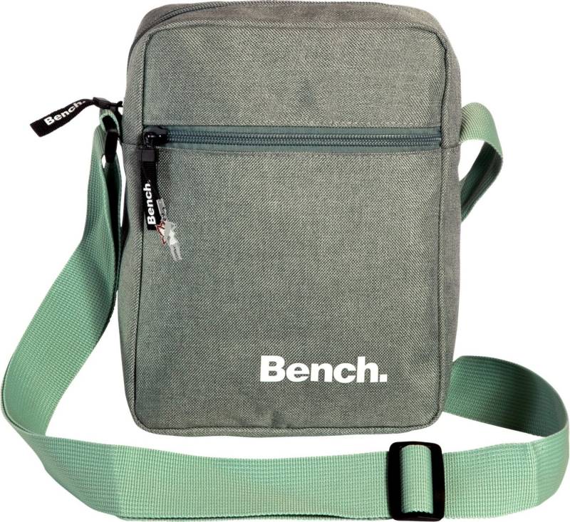 Bench. Schultertasche Bench stylische Cross Body Polyester mint (Schultertasche), Unisex Polyester Schultertasche, Umhängetasche, grün, mint ca. 17cm von Bench.