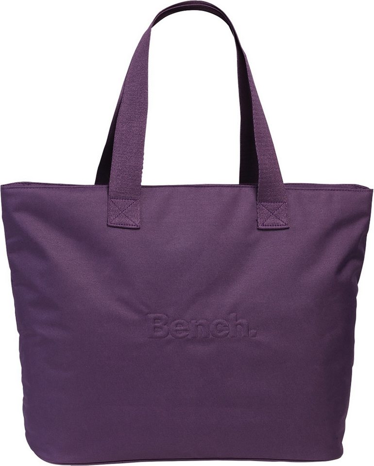 Bench. Shopper Bench Shopper Polyester lila (Shopper), Damen Shopper Polyester, lila ca. 48cm x ca. 34cm von Bench.