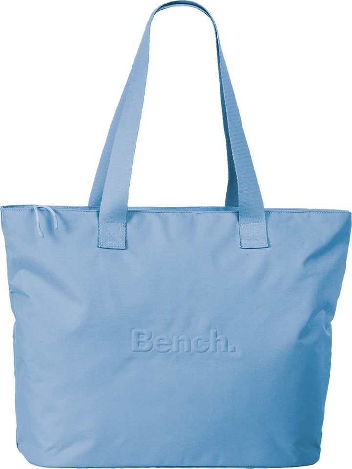 Bench. Shopper Bench Tasche blau Shopper mittel (Shopper), Damen, Jugend Polyester Shopper, blau ca. 48cm von Bench.