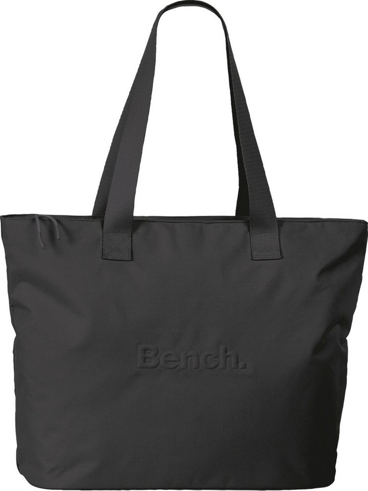 Bench. Shopper Bench Tasche schwarz Shopper mittel (Shopper), Damen, Jugend Polyester Shopper, schwarz ca. 48cm von Bench.