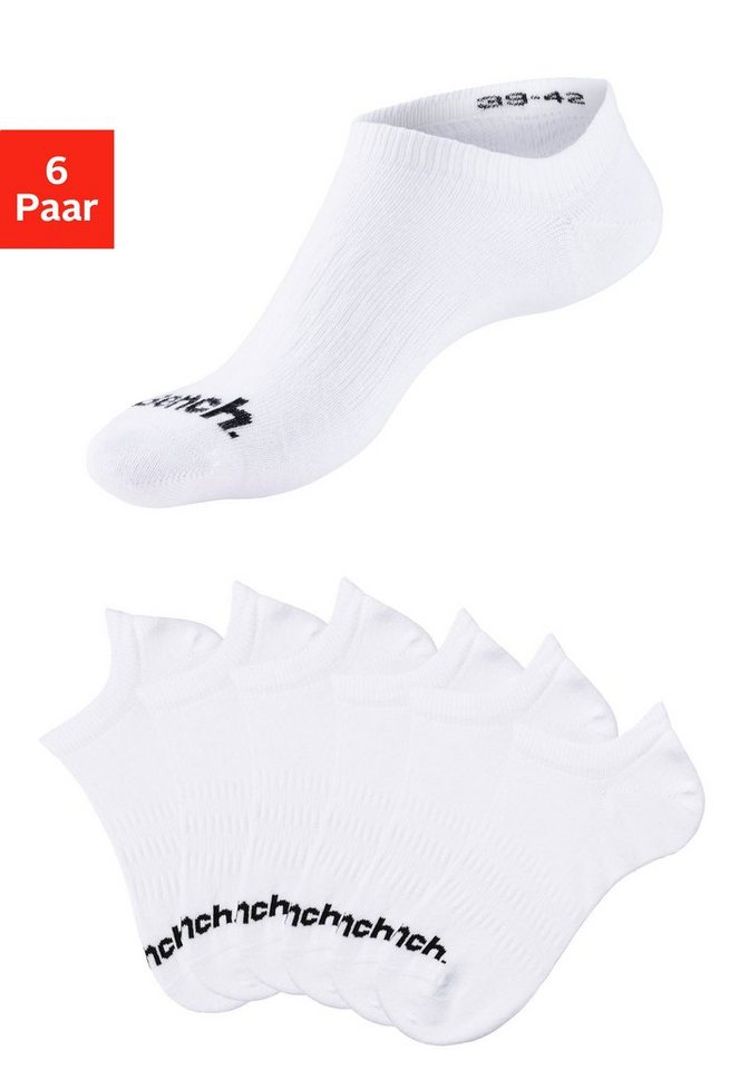 Bench. Sportsocken (Set, 6-Paar) Sneakersocken verschwinden im Schuh von Bench.