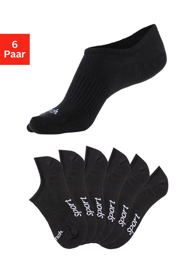 Bench. Sneakersocken (Packung, 6-Paar) nicht sichtbar in Sneakern von Bench.