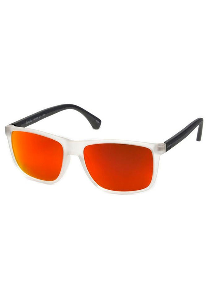 Bench. Sonnenbrille mit einer orangefarbenen Verspiegelung von Bench.