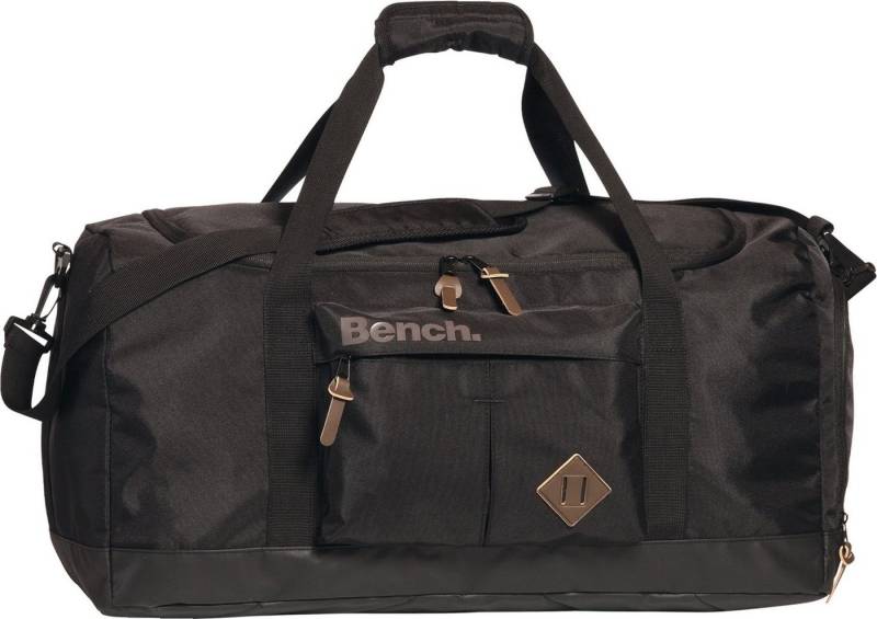 Bench. Sporttasche Bench Reisetasche Sporttasche Nylon (Reisetasche), Herren, Damen, Jugend Reisetasche, Sporttasche Nylon, schwarz 60cm von Bench.