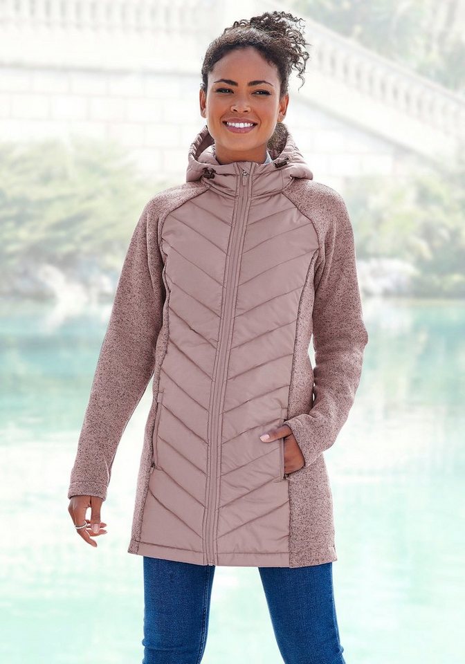 Vivance Steppjacke mit Strickfleece-Ärmeln von Vivance