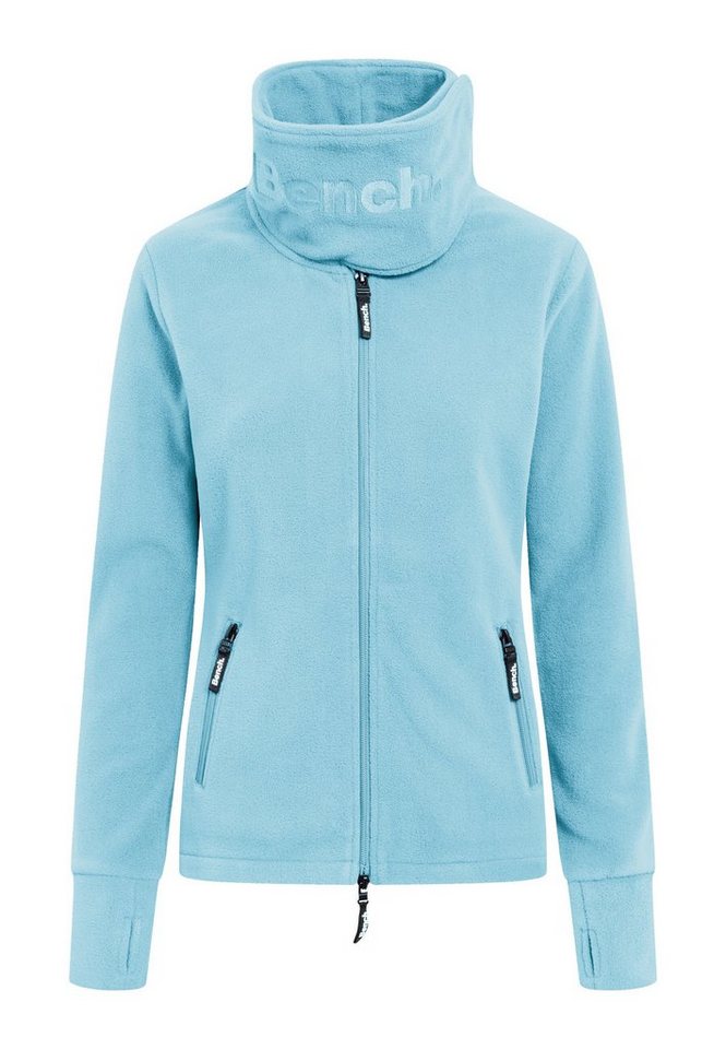 Bench. Sweatjacke Jacke Sweat Jacke FUNNEL mit Klappkragen und (1-tlg) von Bench.