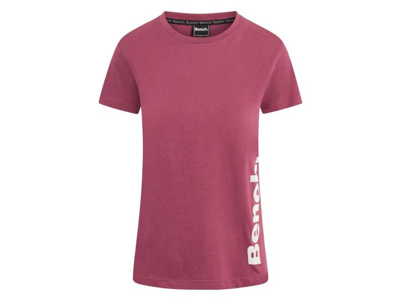 Bench. T-Shirt Bench Damen Ringer T-Shirt Baumwolle Slim Fit (1-tlg) reine Baumwolle, mit ikonischem Logoprint von Bench.