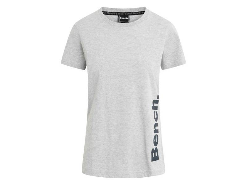 Bench. T-Shirt Bench Damen Ringer T-Shirt Baumwolle Slim Fit (1-tlg) reine Baumwolle, mit ikonischem Logoprint von Bench.