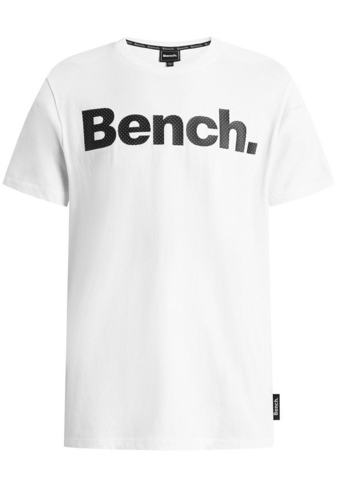 Bench. T-Shirt Shirt Unifarbenes Kurzarm T-Shirt LEANDRO mit von Bench.