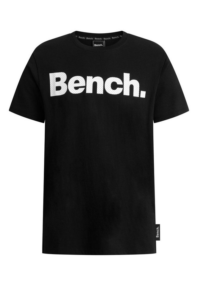 Bench. T-Shirt Shirt Unifarbenes Kurzarm T-Shirt LEANDRO von Bench.