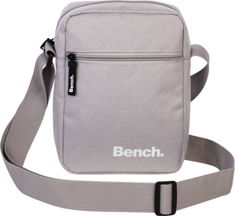 Bench. Umhängetasche Bench Tasche hellgrau Umhängetasche klein (Umhängetasche), Damen, Jugend Umhängetasche Polyester, hellgrau ca. 17cm x ca. 23cm von Bench.