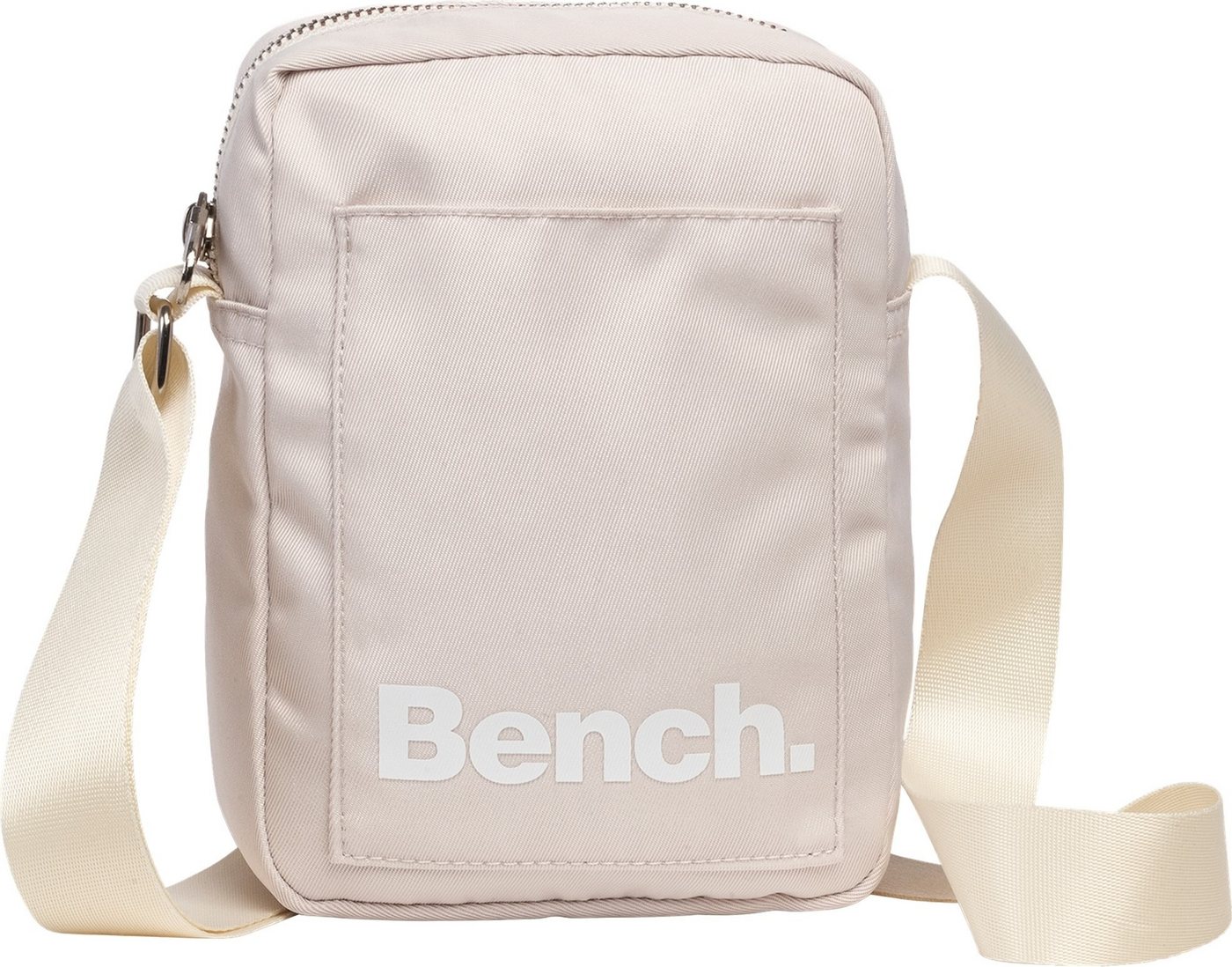 Bench. Umhängetasche Bench Tasche natur Umhängetasche klein (Umhängetasche), Damen, Jugend Umhängetasche Nylon, natur, beige ca. 14cm x ca. 19cm von Bench.