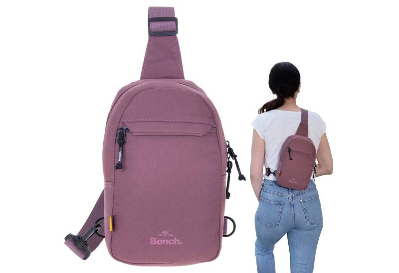 Bench. Umhängetasche Rucksack Crossbody Sling Bag Damen Herren klein, Fahrrad Tasche Konzert Festival Bag Umhängetasche + Etui von Bench.