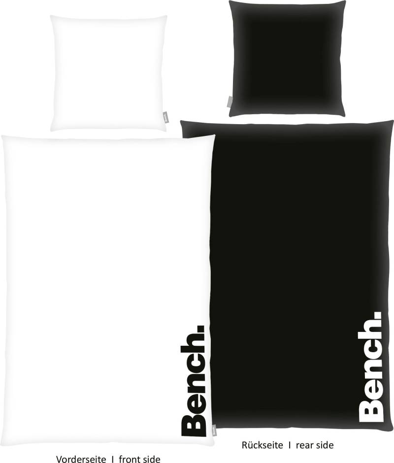 Bench. Wendebettwäsche "Bench in Gr. 135x200 oder 155x220 cm" Bettwäsche aus Baumwolle, moderne Bettwäsche mit Wendeoptik von Bench.