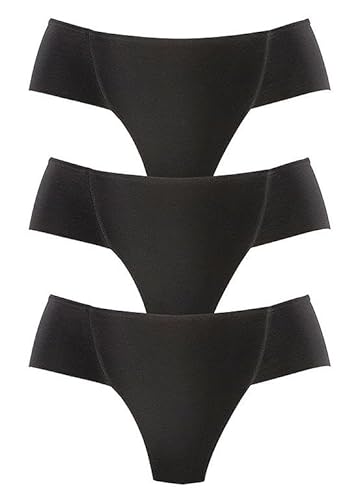 Bench Damen Petite Fleur Tangas Slip Schwarz Einfarbig S Alpha Petite Minimalistisch Niedrig 1 stück von Bench