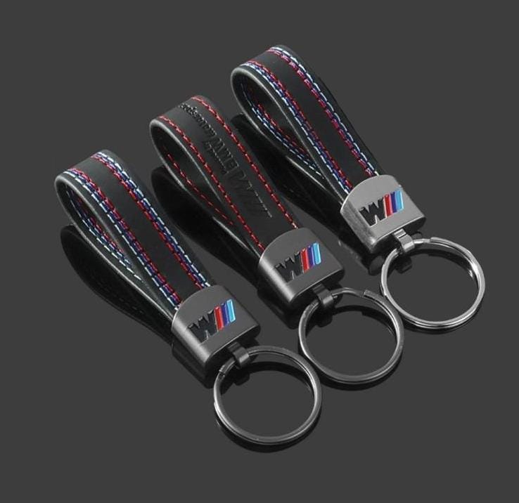 Bmw M Schlüsselanhänger Keychain Hochwertiges Leder Mit M-Farben Und M-Aufdruck Bmw M Schlüsselanhänger Keychain Hochwertiges Leder Mit M-Farben Und M-Aufdruck von BenchiDE