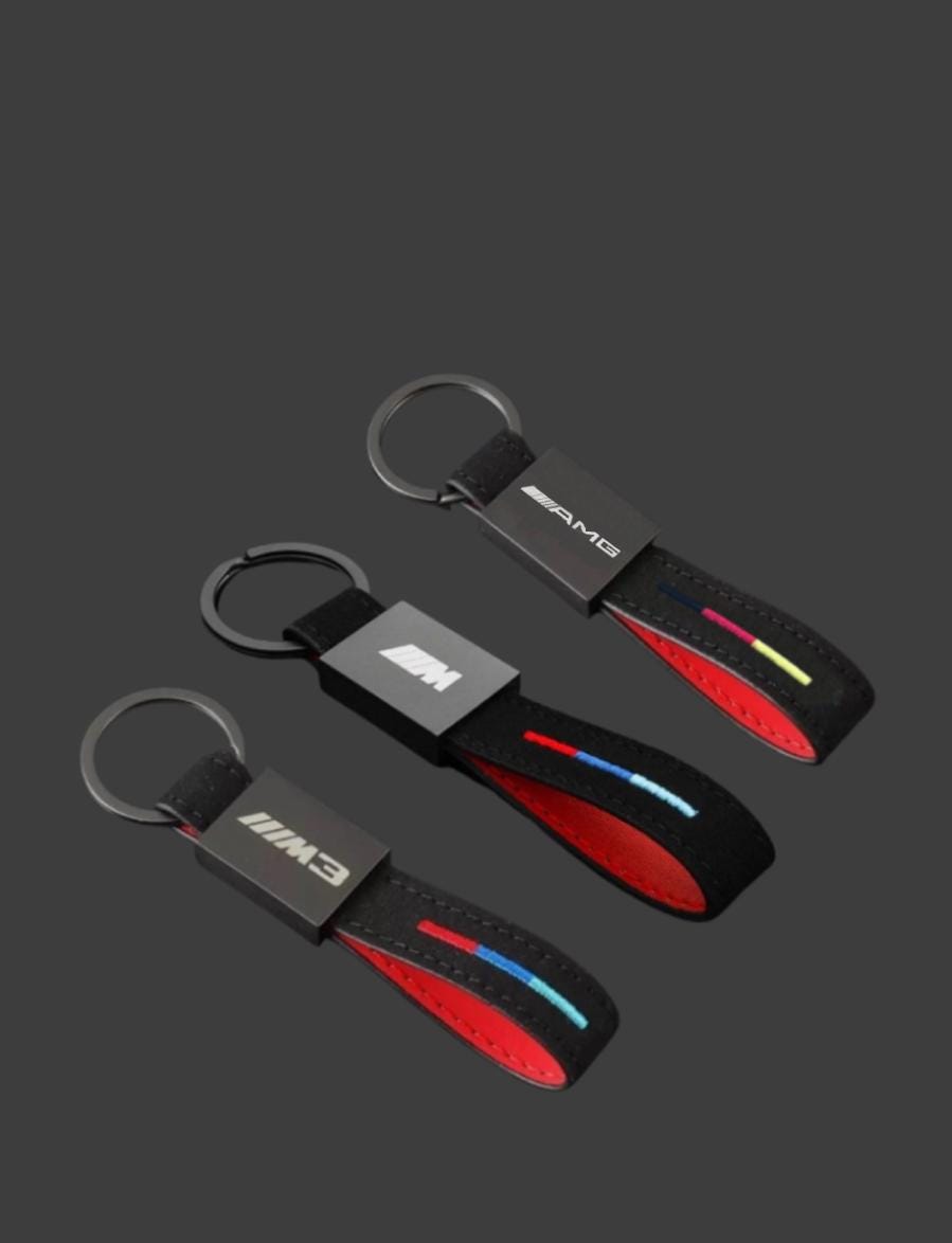 Hochwertiger Bmw M/Amg Schlüsselanhänger Keychain Alcantara Schwarz Mit M-Farben M3 Hochwertiger Bmw M/Amg Schlüsselanhänger Keychain Alcantara Schwarz Mit M-Farben M3 von BenchiDE