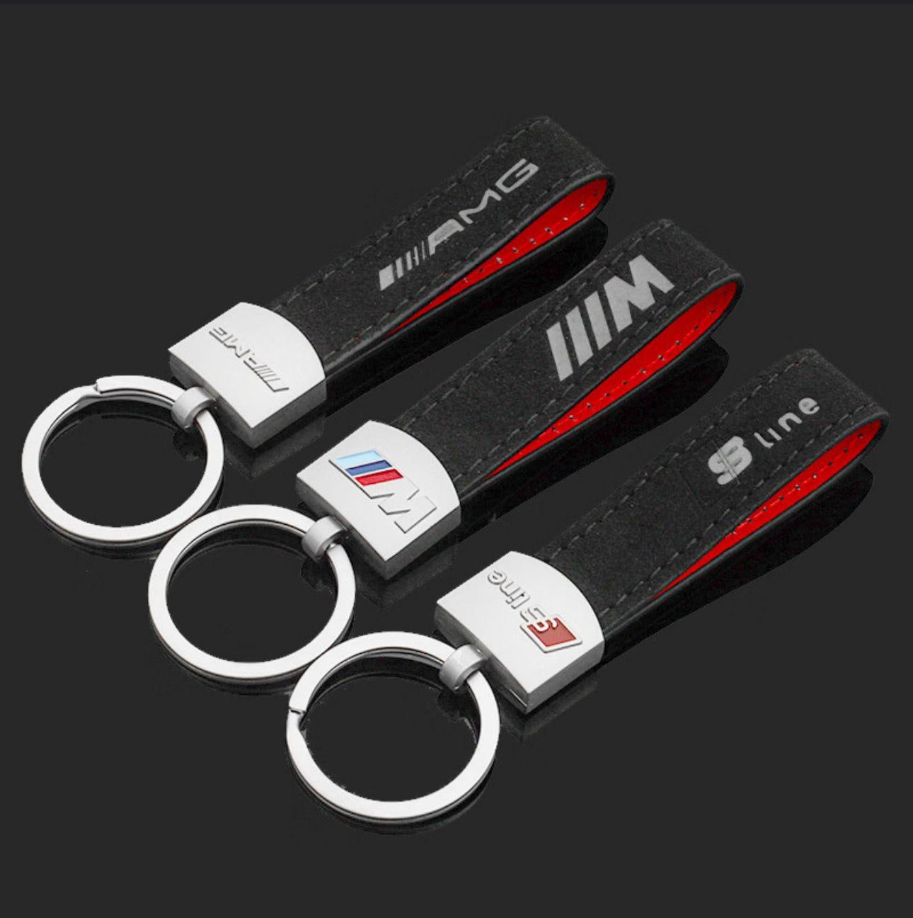 Hochwertiger M/Amg S-Line Schlüsselanhänger Keychain in Premium-Alcantara Optik Hochwertiger M/Amg S-Line Schlüsselanhänger Keychain in Premium-Alcantara Optik von BenchiDE