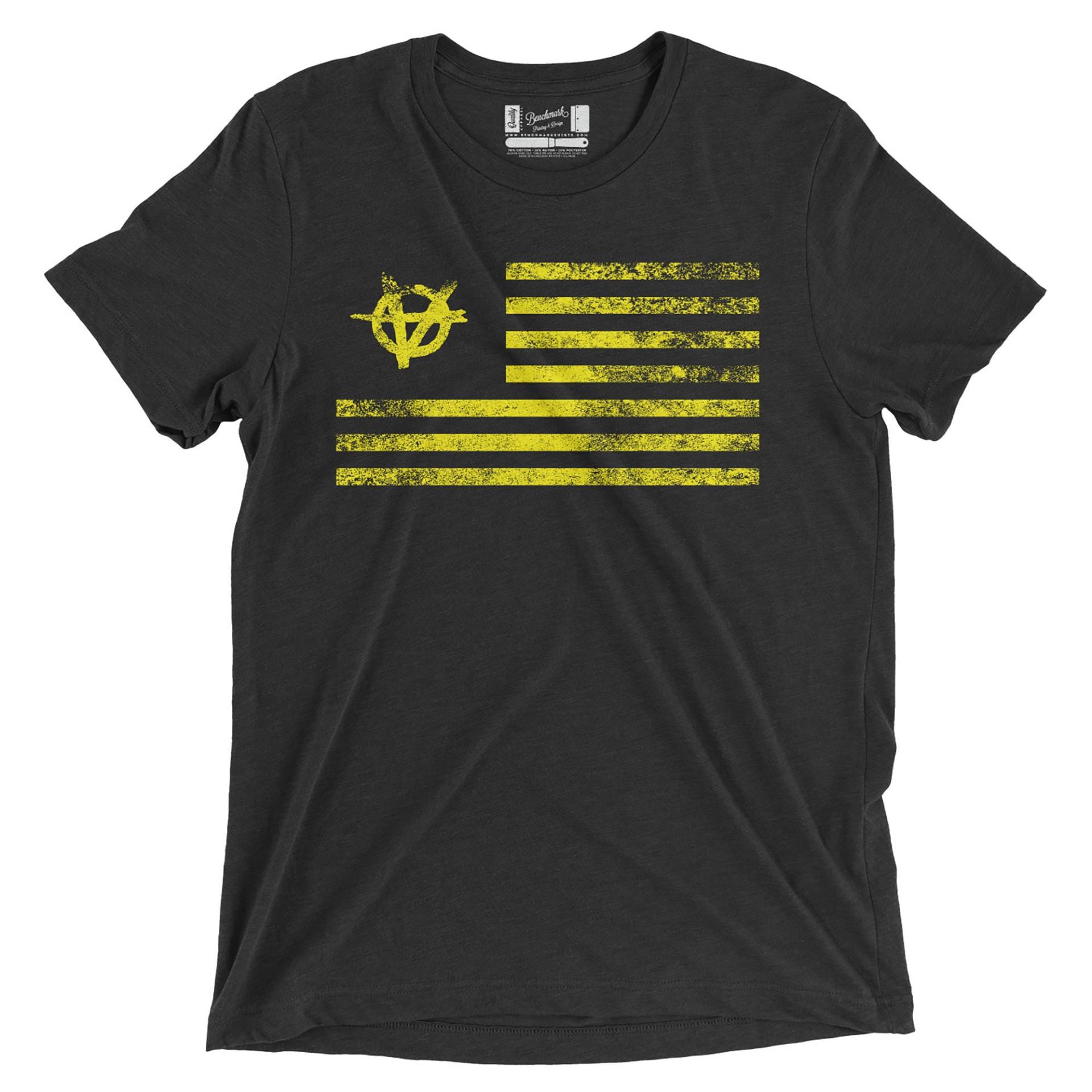 Voluntaryism Distressed Flagge Tri-Blend Shirt Oder Hoodie Voluntaryism Distressed Flagge Tri-Blend Shirt Oder Hoodie von BenchmarkShirtShop