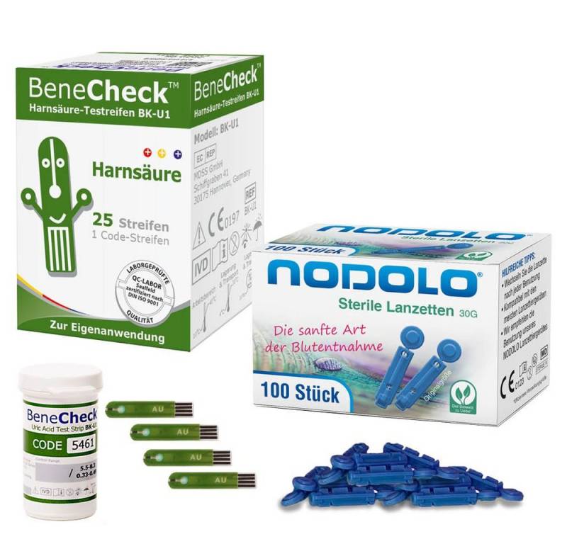 BeneCheck Harnsäure-Teststreifen BK-U1 25 Stück, Gicht Behandlung 25-St. BeneCheck Harnsäure-Teststreifen BK-U1 25 Stück, Gicht Behandlung 25-St. von BeneCheck