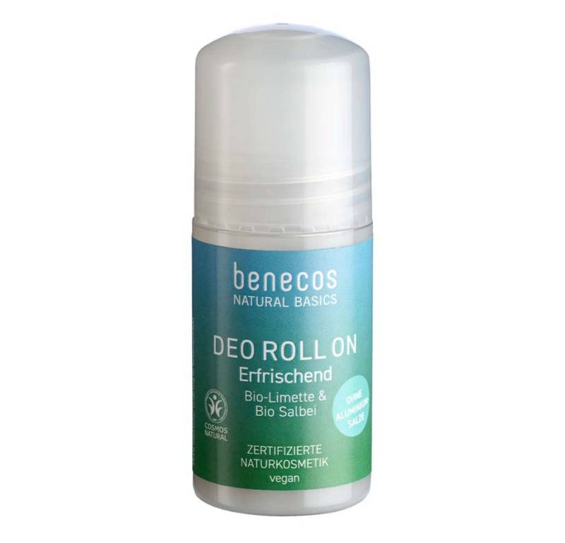 Benecos Deo-Stift Limette & Salbei - Deo Roll-on 50ml von Benecos