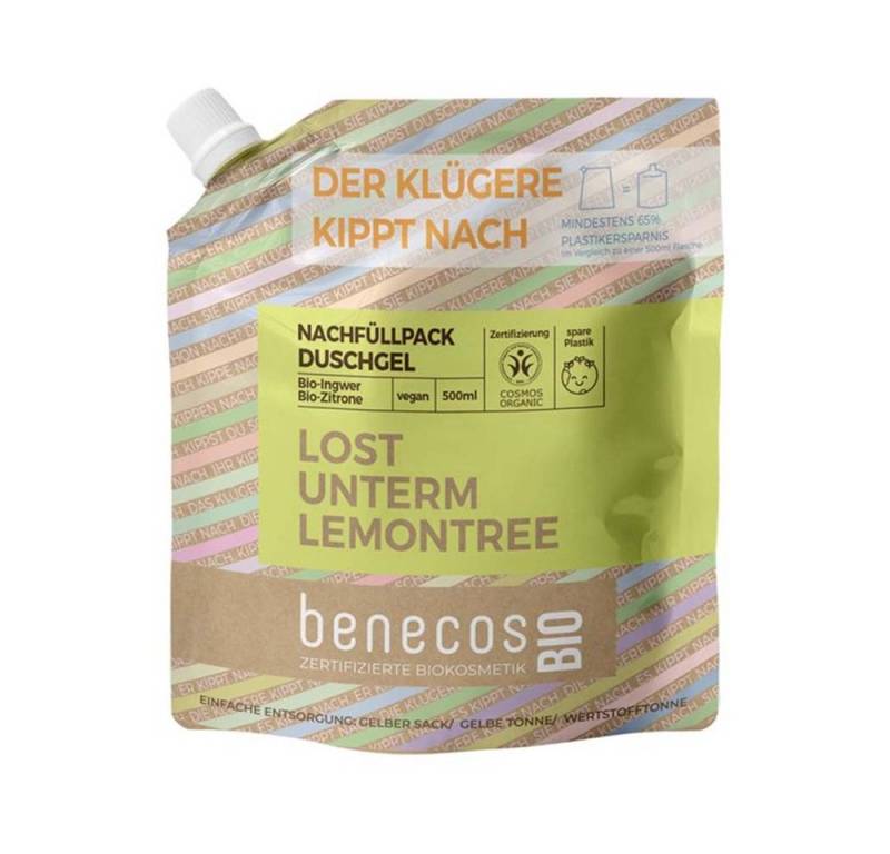 Benecos Duschgel Ingwer Zitrone - Duschgel Refill 500ml von Benecos