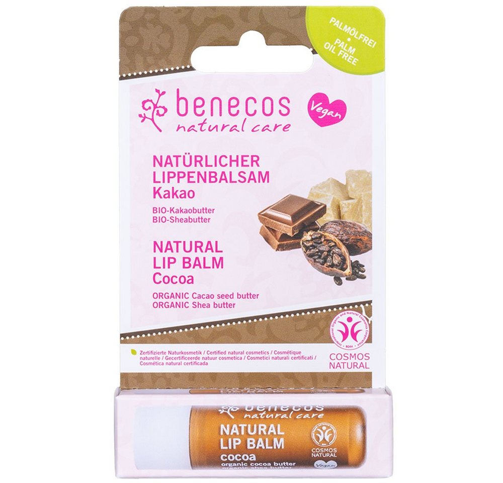 Benecos Gesichtspflege Lip Balm Kakao, 4.7 g von Benecos