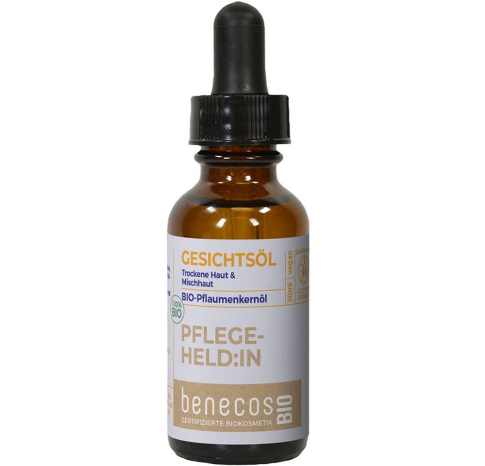 Benecos Gesichtspflege Pflaumenkernöl, Lila, 50 ml von Benecos