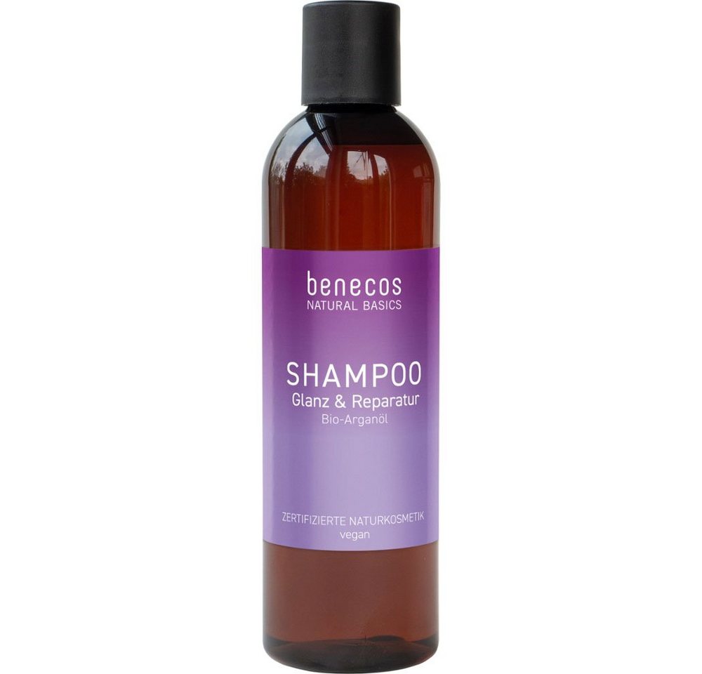 Benecos Haarshampoo Natural Basics Shampoo Glanz Reparatur, 250 ml von Benecos