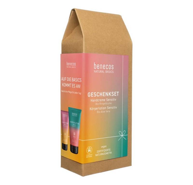 Benecos Körperlotion Geschenkset Sensitiv - Handcreme & Körperlotion von Benecos