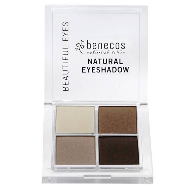 Benecos Lidschatten Natural Quattro Eyeshadow - Coffee & Cream 8g von Benecos