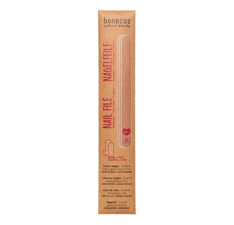 Benecos Mineral-Nagelfeile Nail File 3er Set von Benecos