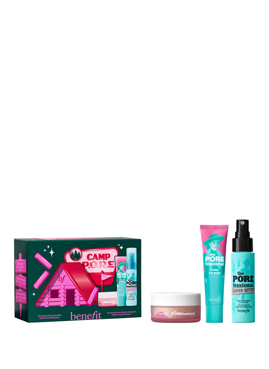 Benefit Camp P.O.R.E Make-up Set von Benefit
