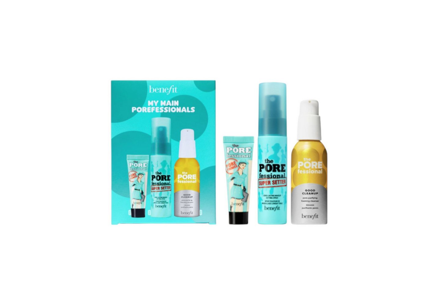 Benefit Gesichtspflege-Set The POREfessional My Main POREfessionals - Set, 3-tlg. von Benefit