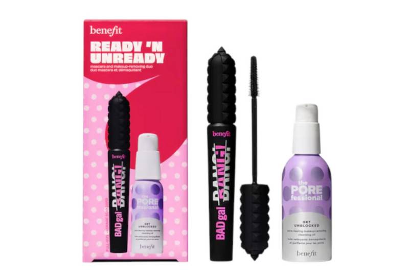 Benefit Make-up Set Ready'n Unready - Duo-Set mit Mascara und Reinigungsöl, 2-tlg. von Benefit