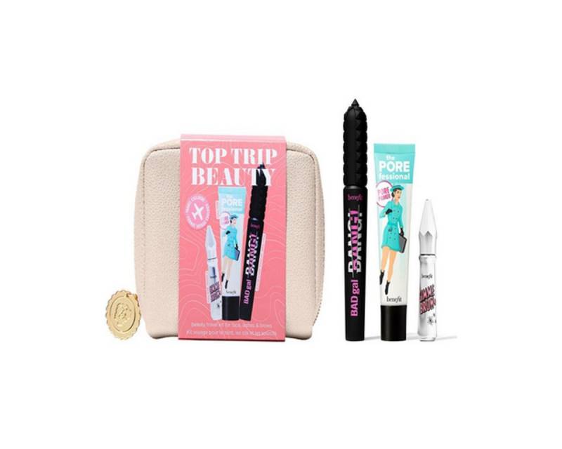 Benefit Mascara BENEFIT TOP TRIP SET: PRIMER 22ML + MASCARA 8.5G + BROW 3G + POUCH von Benefit