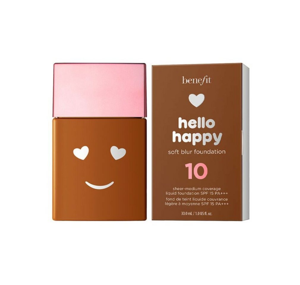 Benefit Primer Hello Happy Soft Blur Matte Foundation 10 Deep Warm SPF 15 30ml Benefit Primer Hello Happy Soft Blur Matte Foundation 10 Deep Warm SPF 15 30ml von Benefit