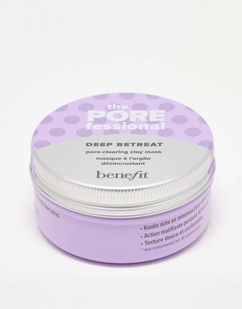 Benefit - The POREfessional Deep Retreat Pore-Clearing Clay Mask Mini - Poren reinigende Maske, 30 ml-Keine Farbe Benefit - The POREfessional Deep Retreat Pore-Clearing Clay Mask Mini - Poren reinigende Maske, 30 ml-Keine Farbe von Benefit