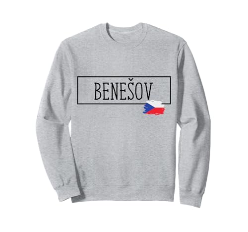 Benešov Stadt Tschechien Land Familienausflug Männer Frauen Sweatshirt von Benešov Czech Republic Vacation Czech Traveling