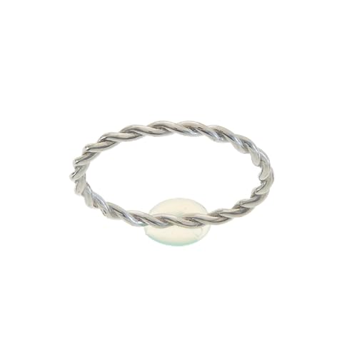 Beneto Ring Minimalist Silver Twisted Ring AGG315L - Circuit: 52 mm sBE1303-52 Marke, Estándar, Nicht-Edelmetall, Kein Edelstein von Beneto