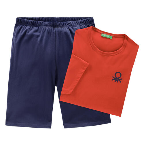 Benetton Herren Pyjama-Set kurz von Benetton