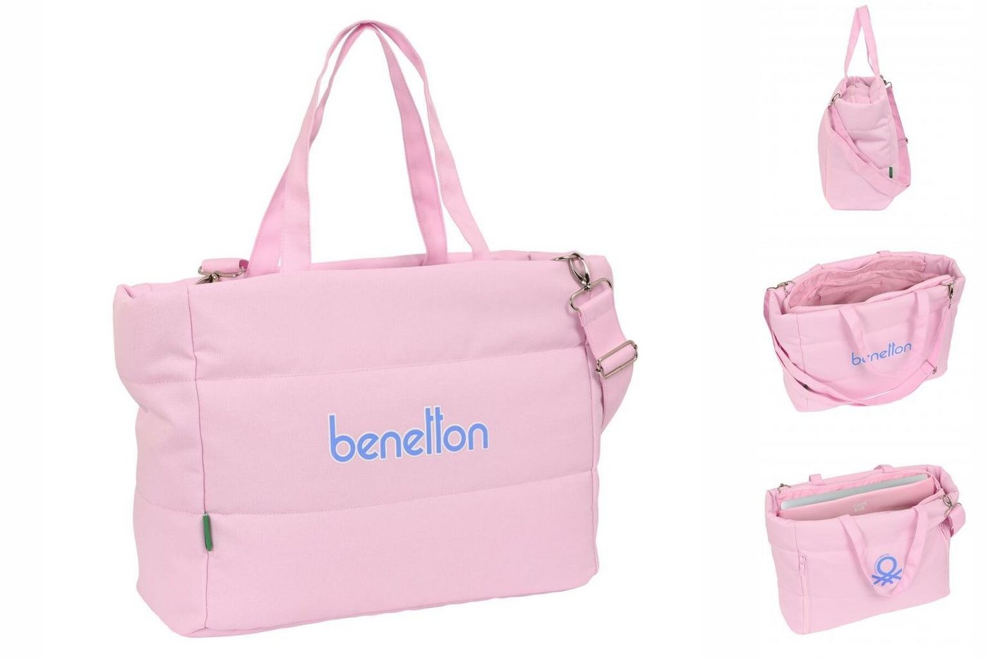 United Colors of Benetton Laptoptasche Laptoptasche Benetton Pink Hellrosa 54 x 31 x 17 cm von United Colors of Benetton