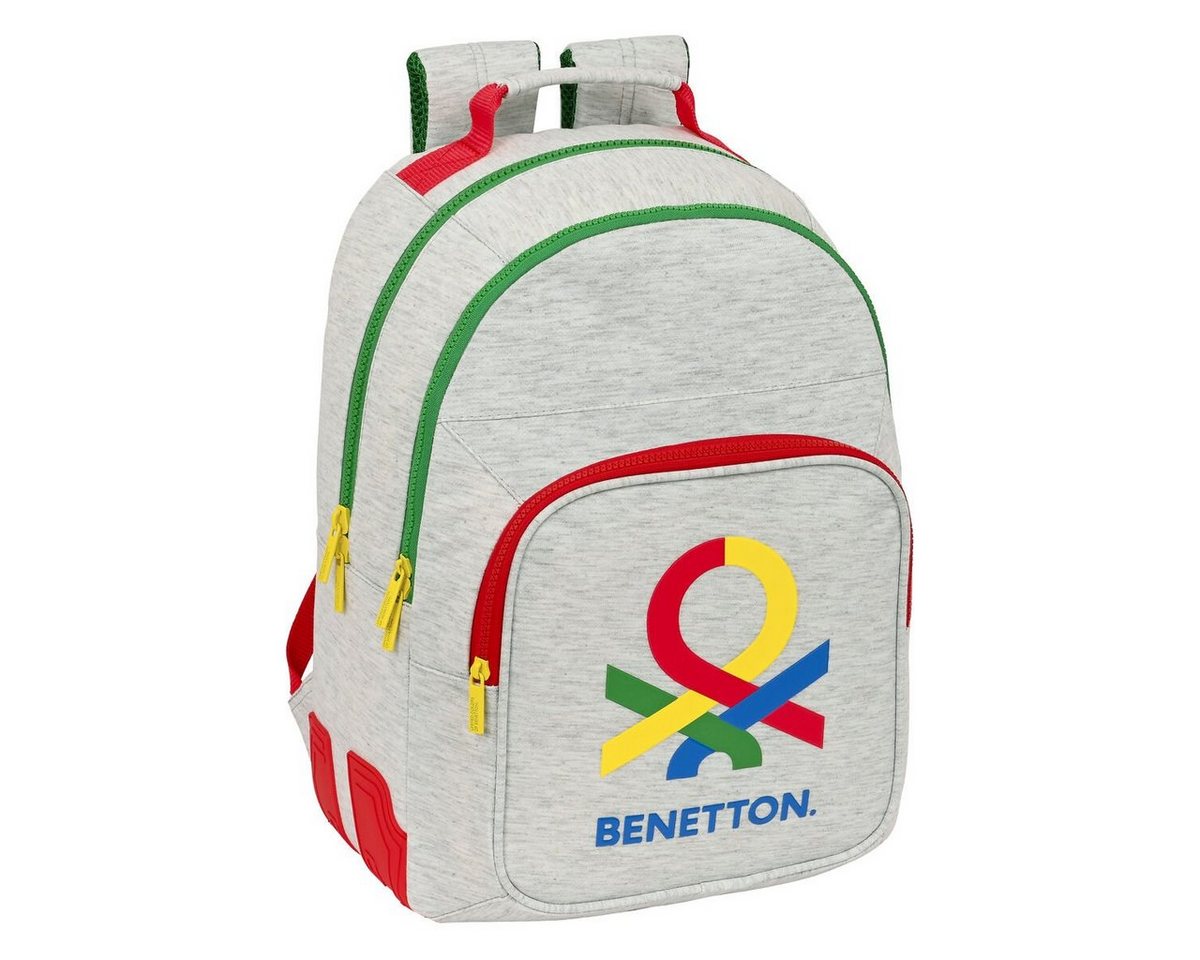 United Colors of Benetton Rucksack Kinder-Rucksack Benetton Pop Grau 32 x 42 x 15 cm von United Colors of Benetton